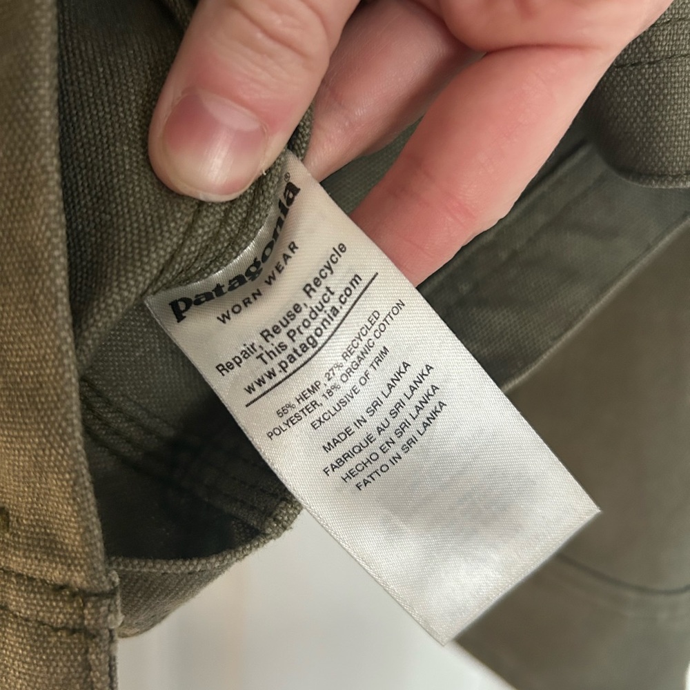 Patagonia Women's All Seasons Hemp Canvas Chore Coat Size M - Picture 7 of 9
